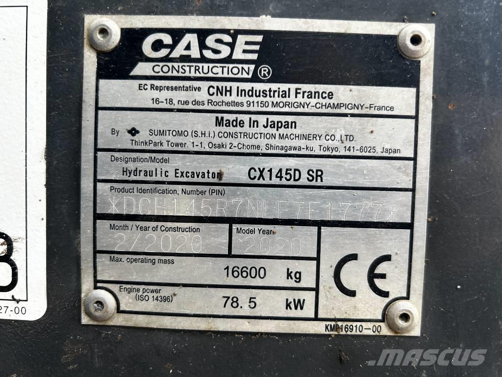 CASE CX 145 D SR Escavatori cingolati