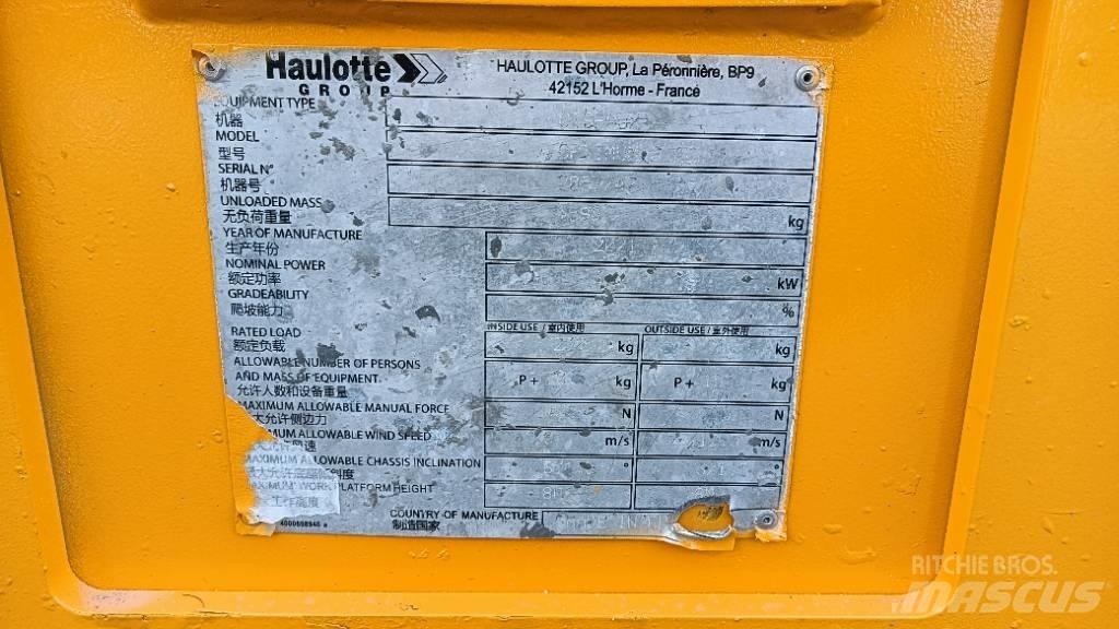 Haulotte OPTIMUM 8 Piattaforme a pantografo