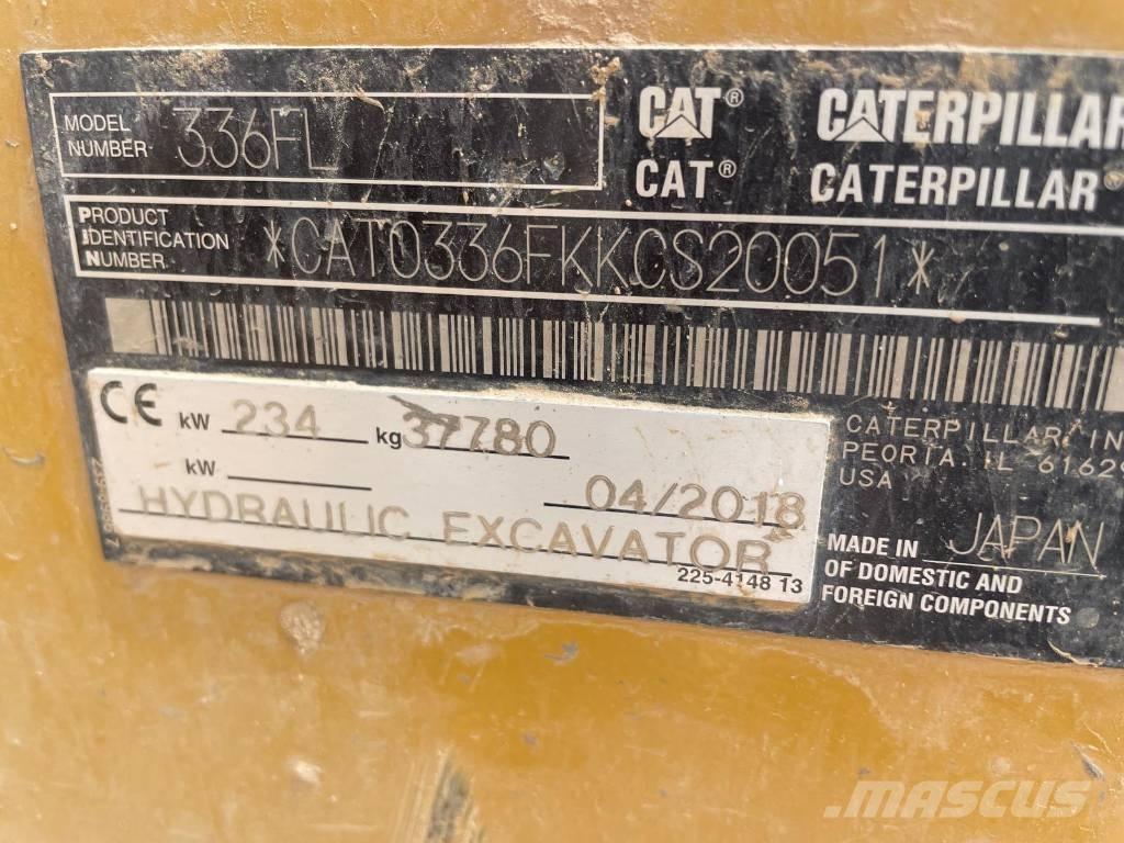 CAT 336FL Escavatori cingolati