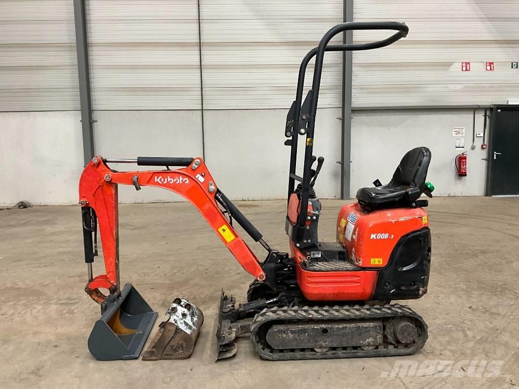 Kubota K 008-3 Miniescavatori