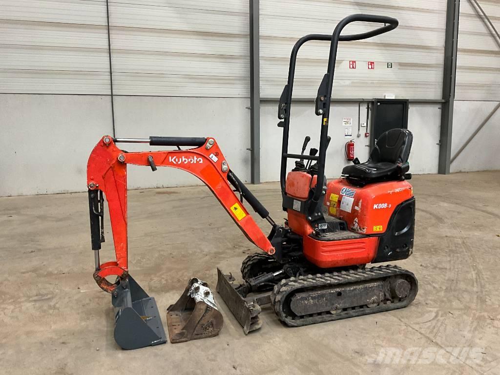 Kubota K 008-3 Miniescavatori