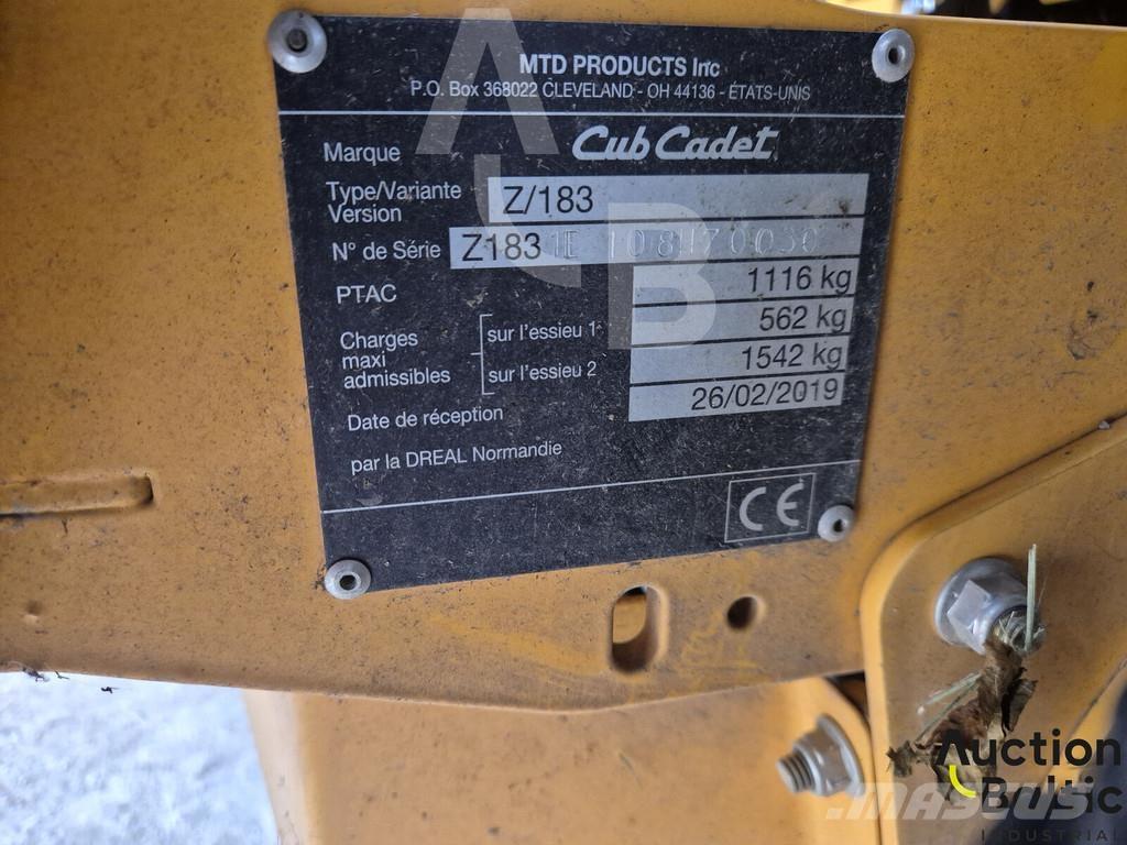 Cub Cadet Z/183 Trattorini tagliaerba