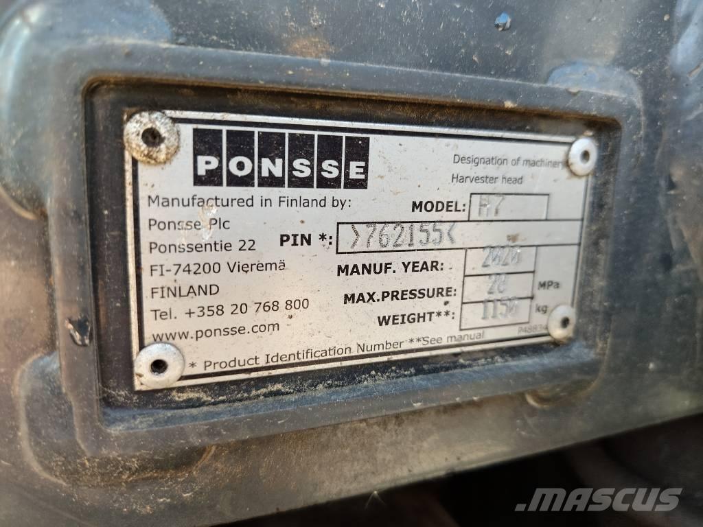 Ponsse Ergo AF H7 Abbattitrici, Disboscatrici