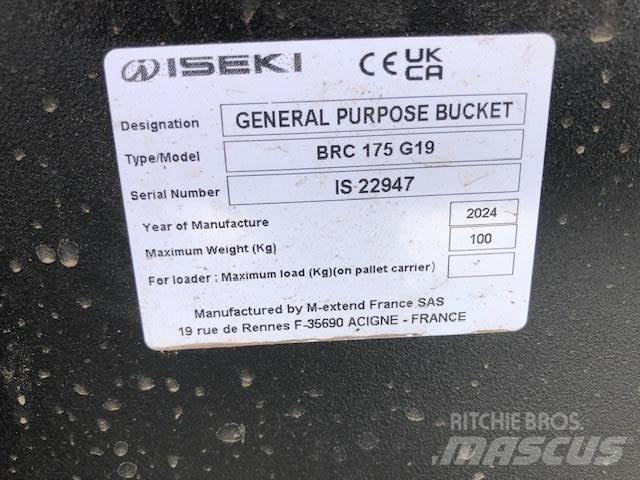 Iseki MX 1.75 BUCKET Manutenzione verde e strade – Altro