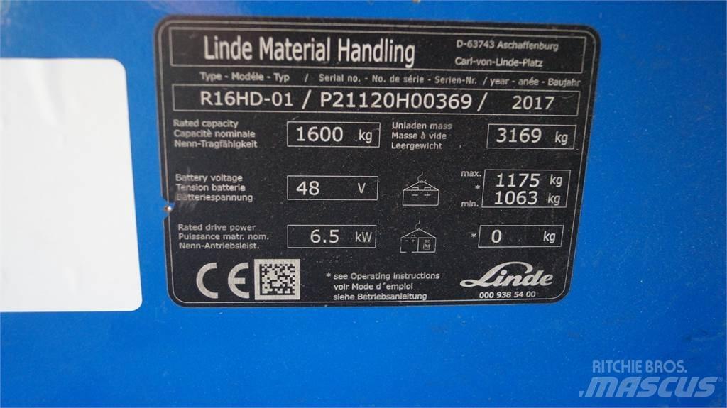 Linde R16HD Carrello retrattile