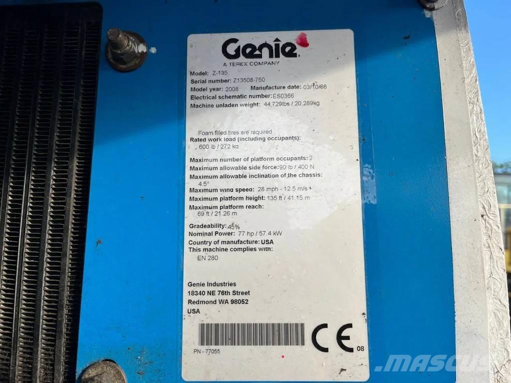 Genie Z-135 Piattaforme a braccio articolato