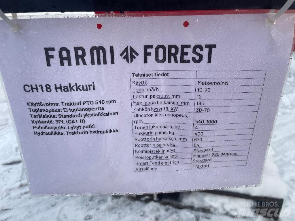 Farmi Forest CH18 Cippatrice