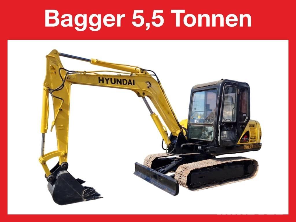 Hyundai R 155-7 Miniescavatori