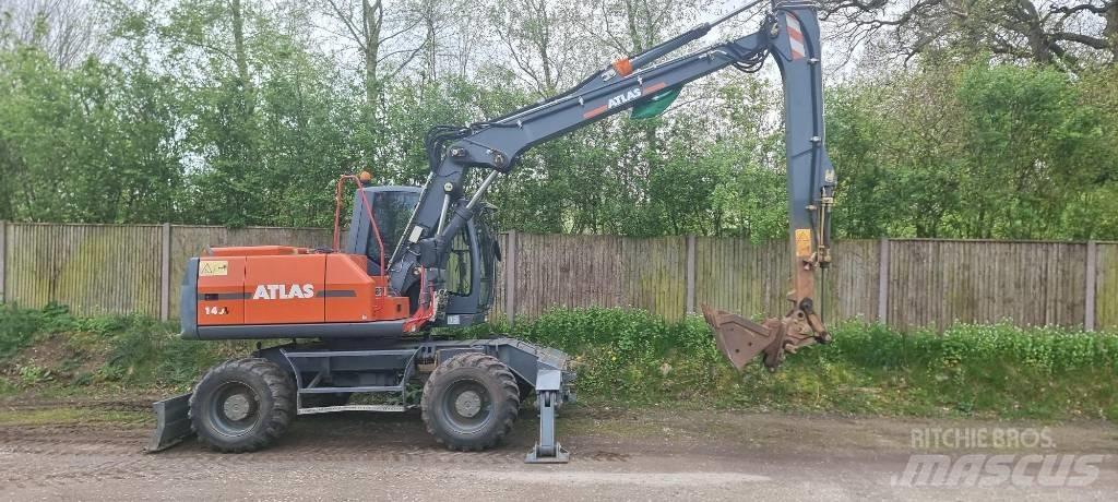 Atlas 140 W Escavatori gommati