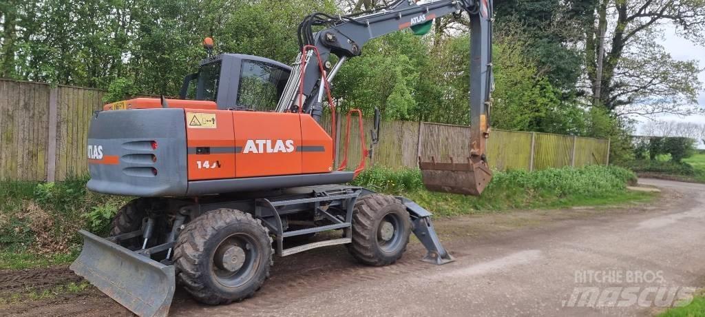 Atlas 140 W Escavatori gommati