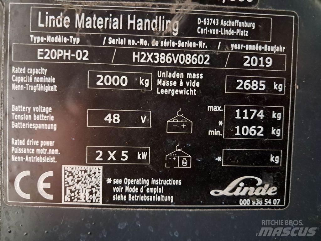 Linde E20PH-02 Carrelli elevatori elettrici