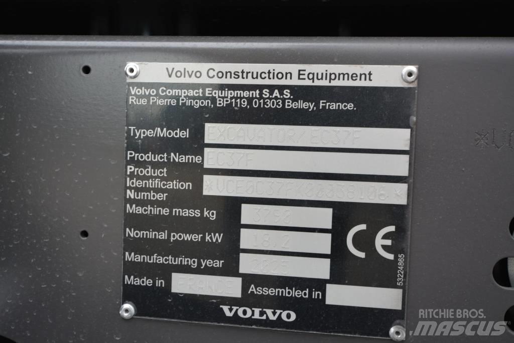 Volvo EC 37 F Aircon Miniescavatori