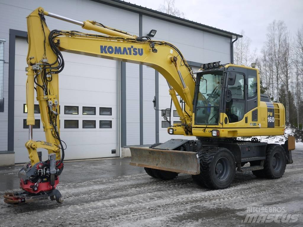 Komatsu PW 160-8 Escavatori gommati