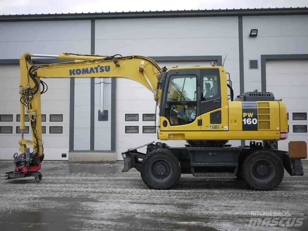 Komatsu PW 160-8 Escavatori gommati