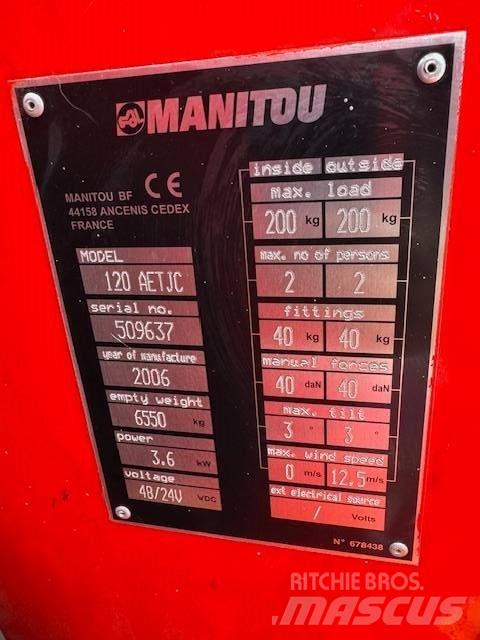 Manitou 120 AET JC Piattaforme a braccio articolato