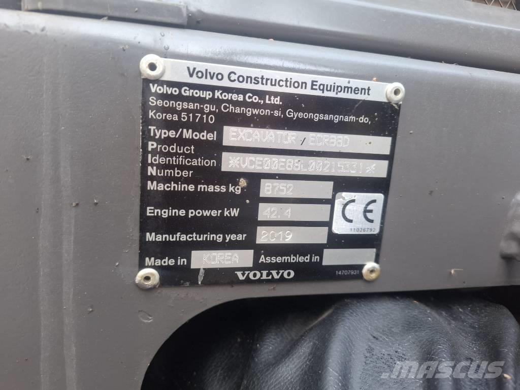 Volvo ECR 88 D Escavatori medi 7t - 12t