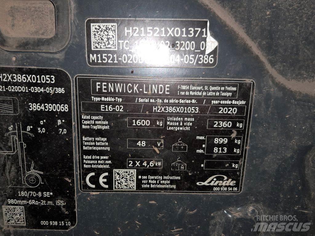 Linde E16-02 Carrelli elevatori elettrici