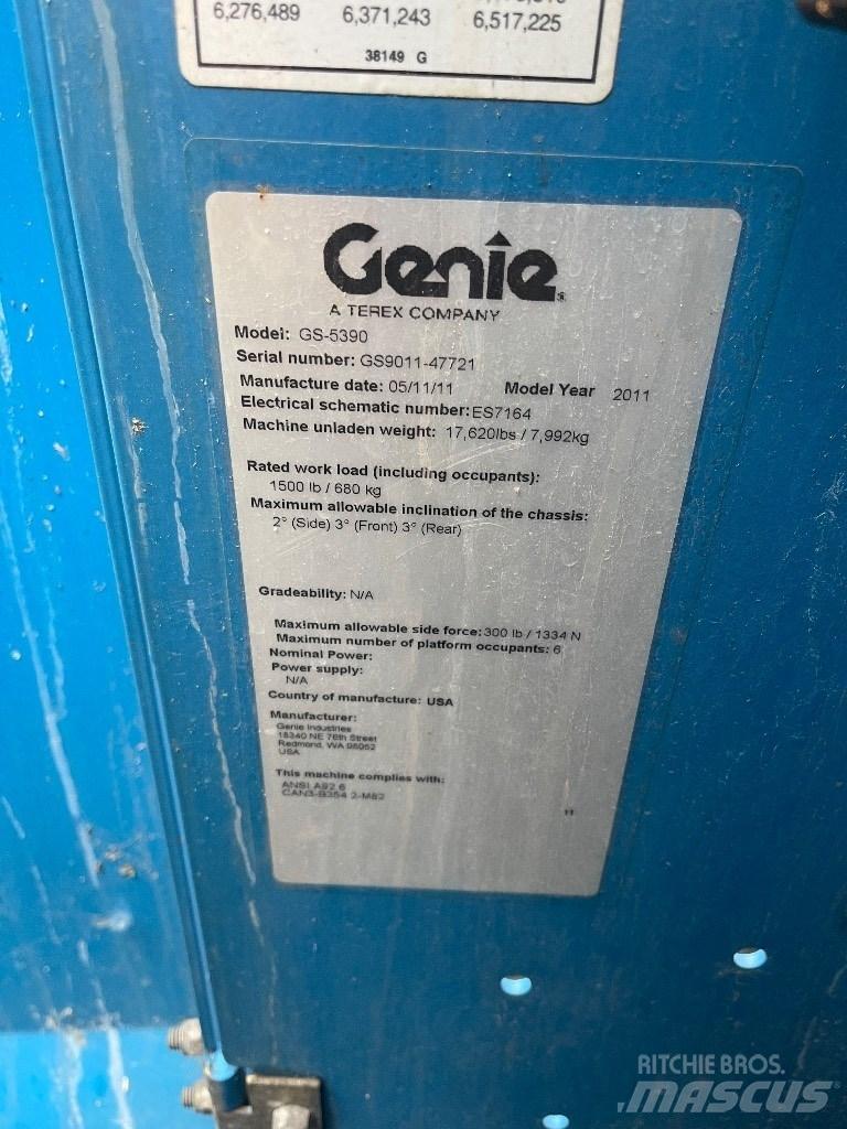 Genie GS 5390 Piattaforme a pantografo