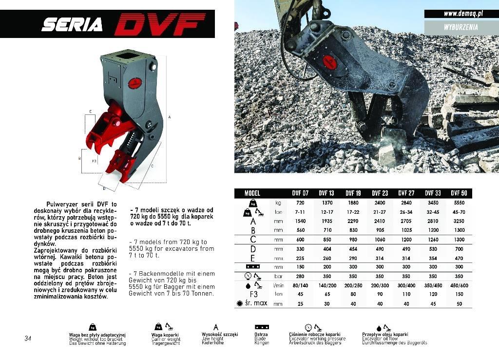  DEMOQ DVF23 Frantumatori da cantiere