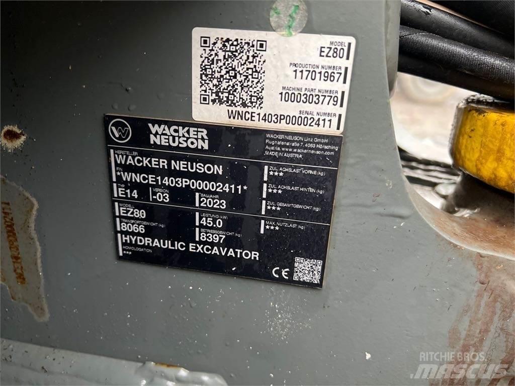 Wacker Neuson EZ80 Escavatori cingolati