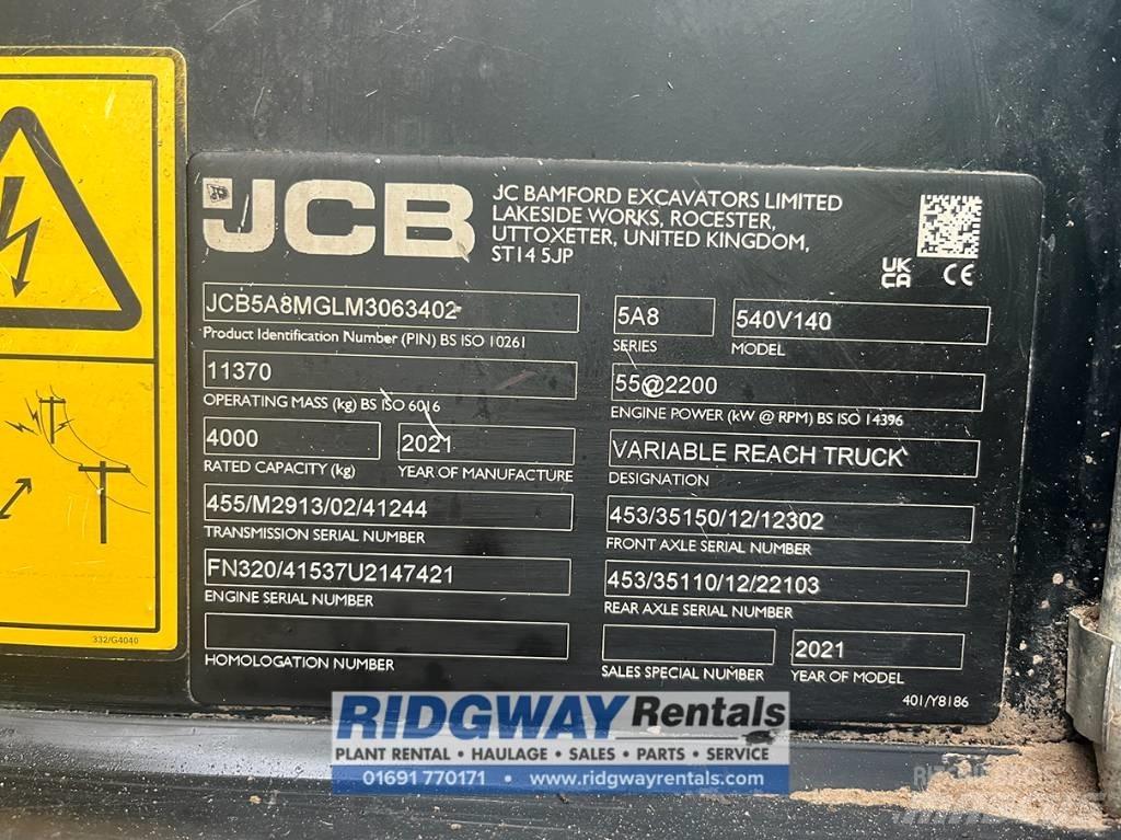 JCB 540-140 Sollevatori telescopici