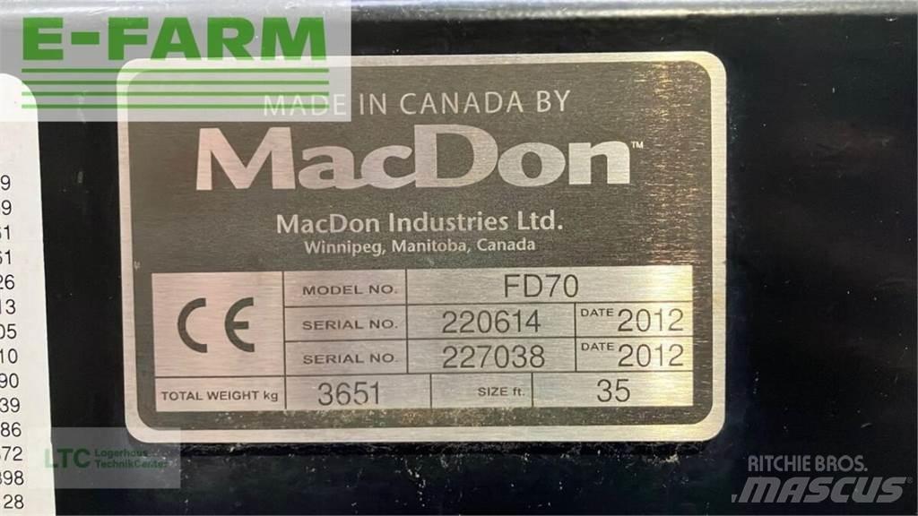  fd70 Accessori per mietitrebbiatrici