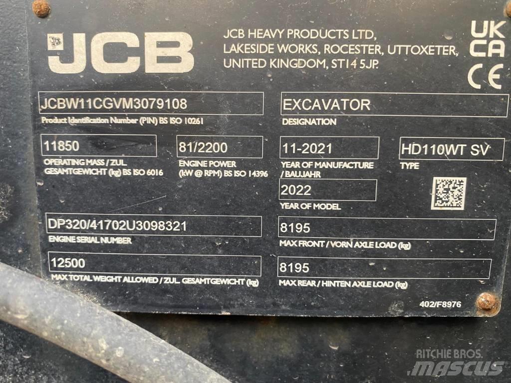JCB 110 W Escavatori gommati