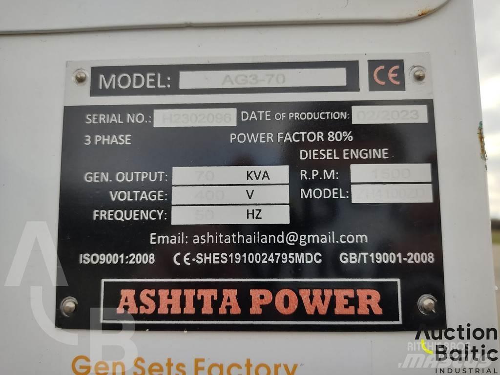 Ashita AG3-70 Generatori diesel