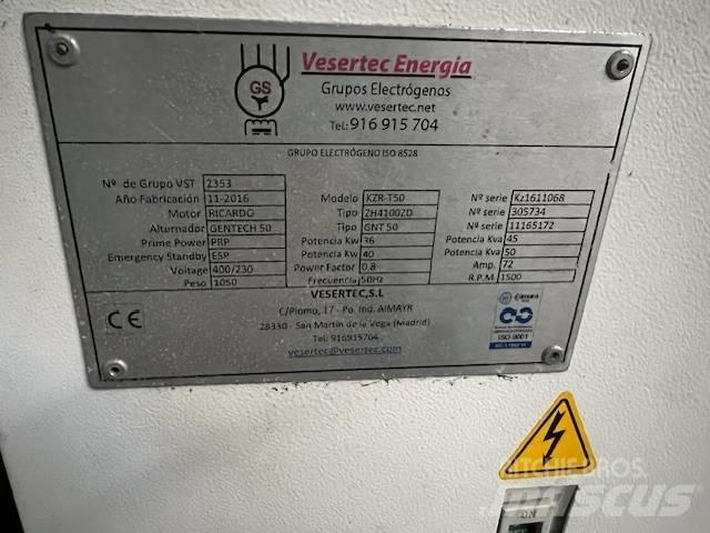 VESERTEC KZR-T50 Generatori diesel