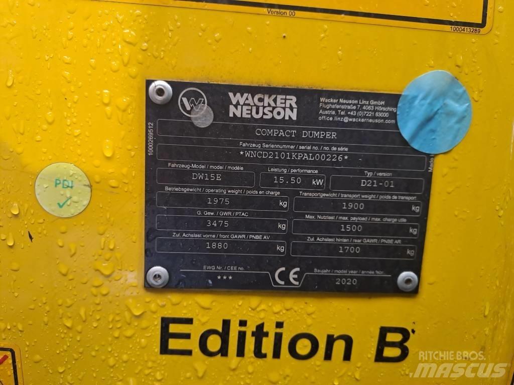Wacker Neuson DW15e Mini dumper