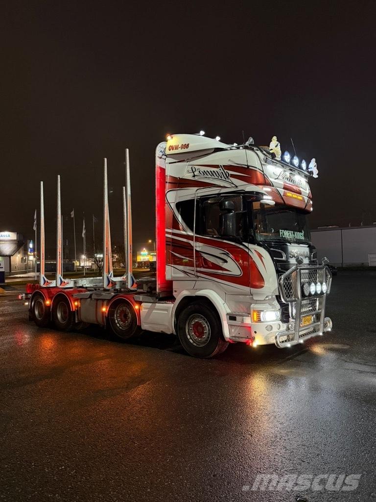 Scania R730LB8x4HNB Camion trasporto legname