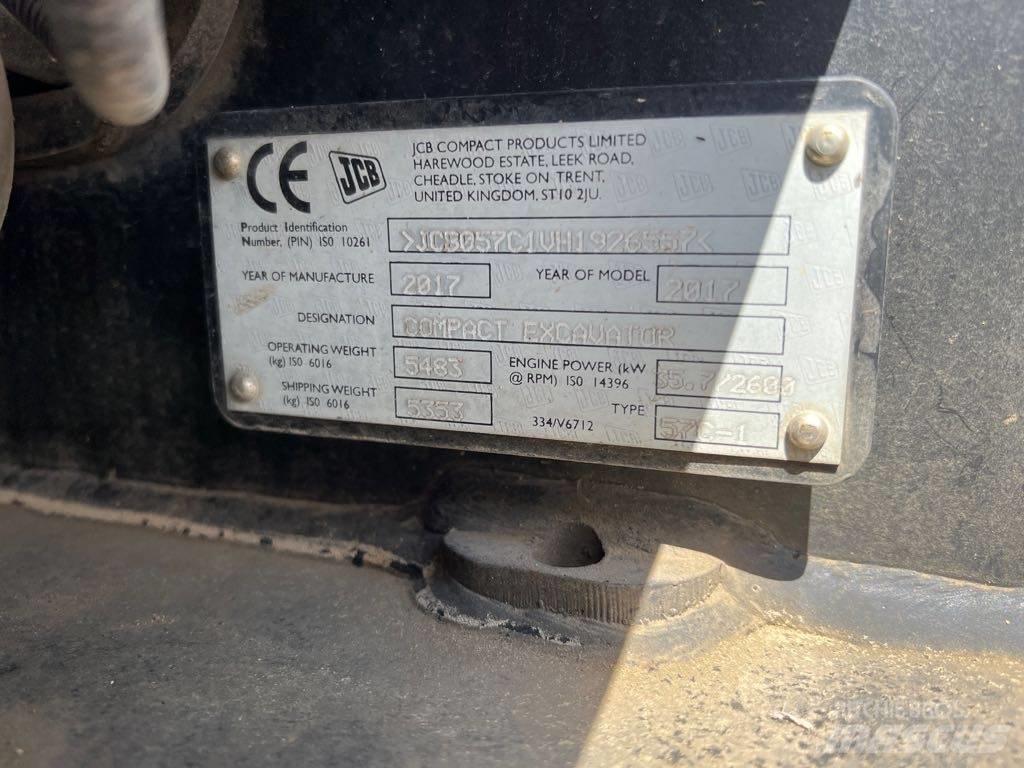 JCB 57C-1 Escavatori cingolati