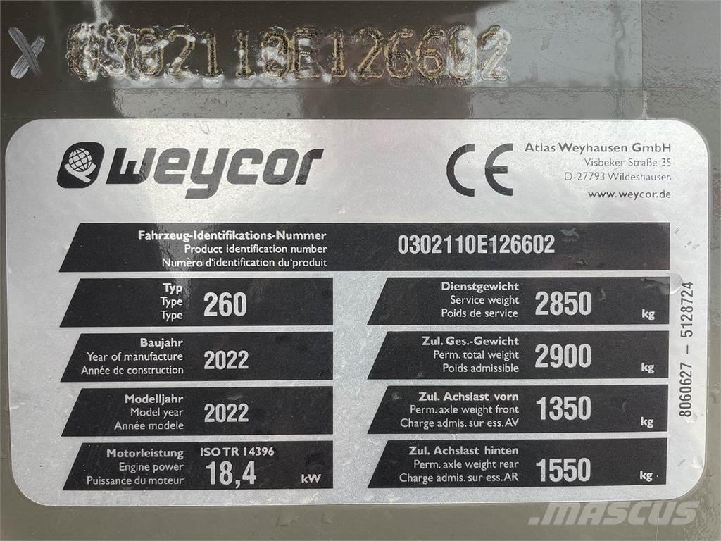 Weycor AW260 Rulli compattatori