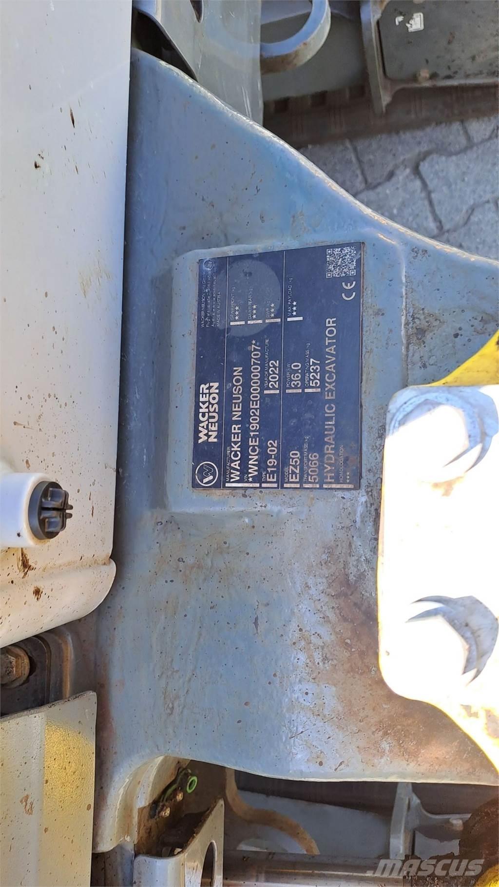 Wacker Neuson EZ50 Escavatori cingolati