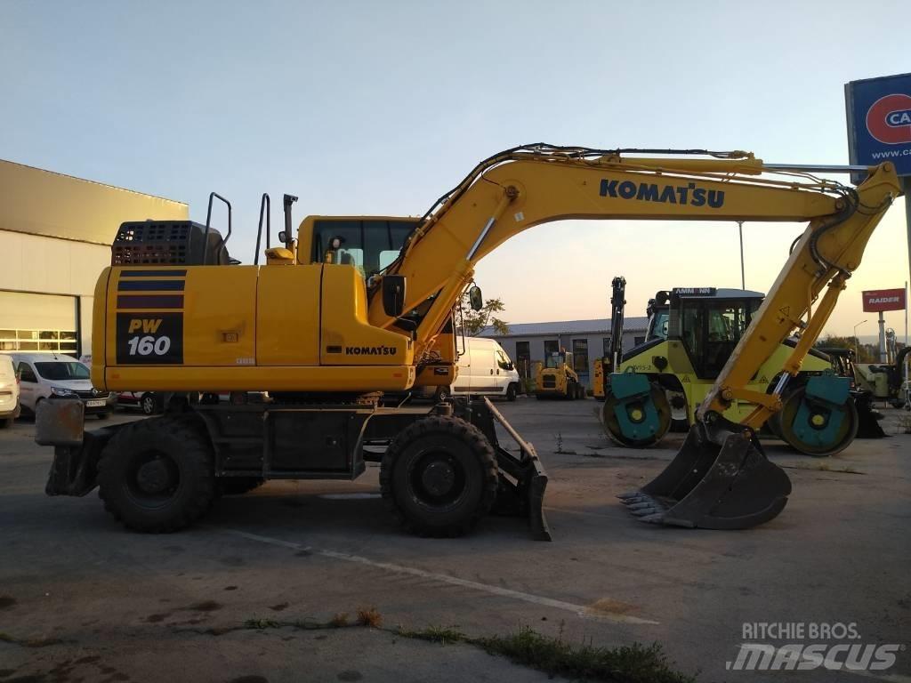 Komatsu pw160-11 Escavatori gommati