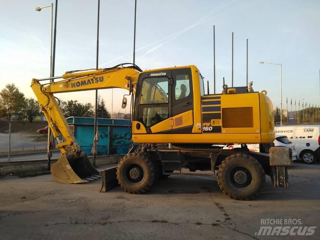 Komatsu pw160-11 Escavatori gommati