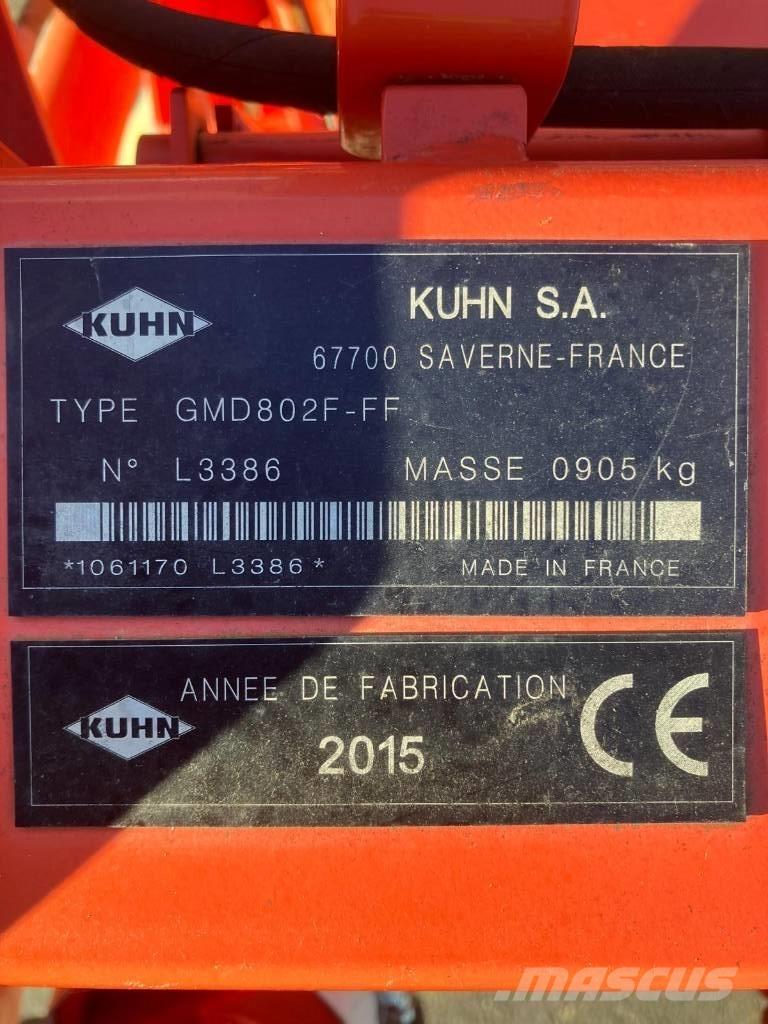Kuhn GMD 802 F-FF Falciatrici