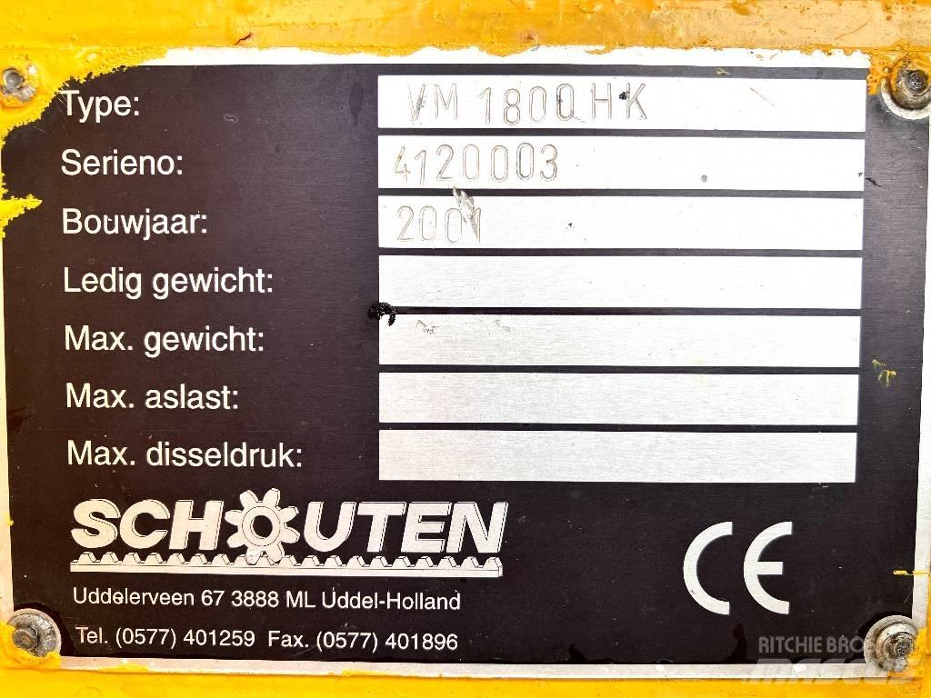 Schouten VM 1800 HK Spazzatrici