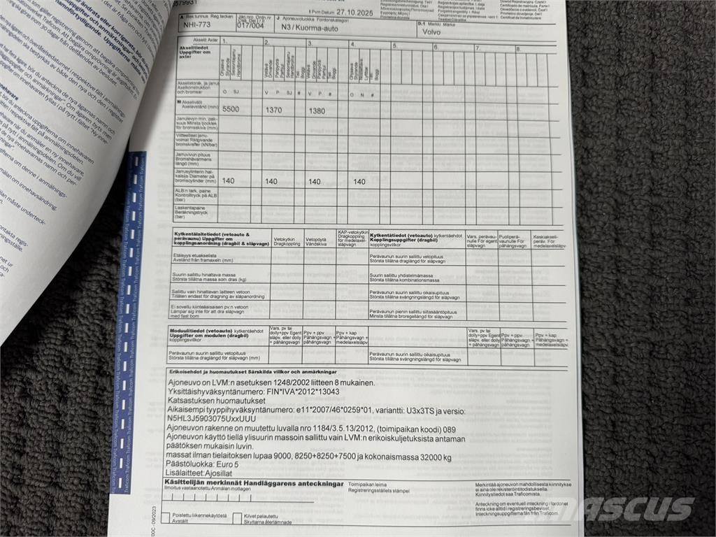 Volvo FH500 8x4 Autocabinati