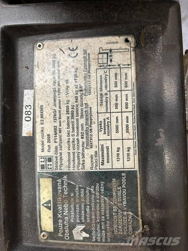 Hyster E2.00XMS Carrelli elevatori elettrici