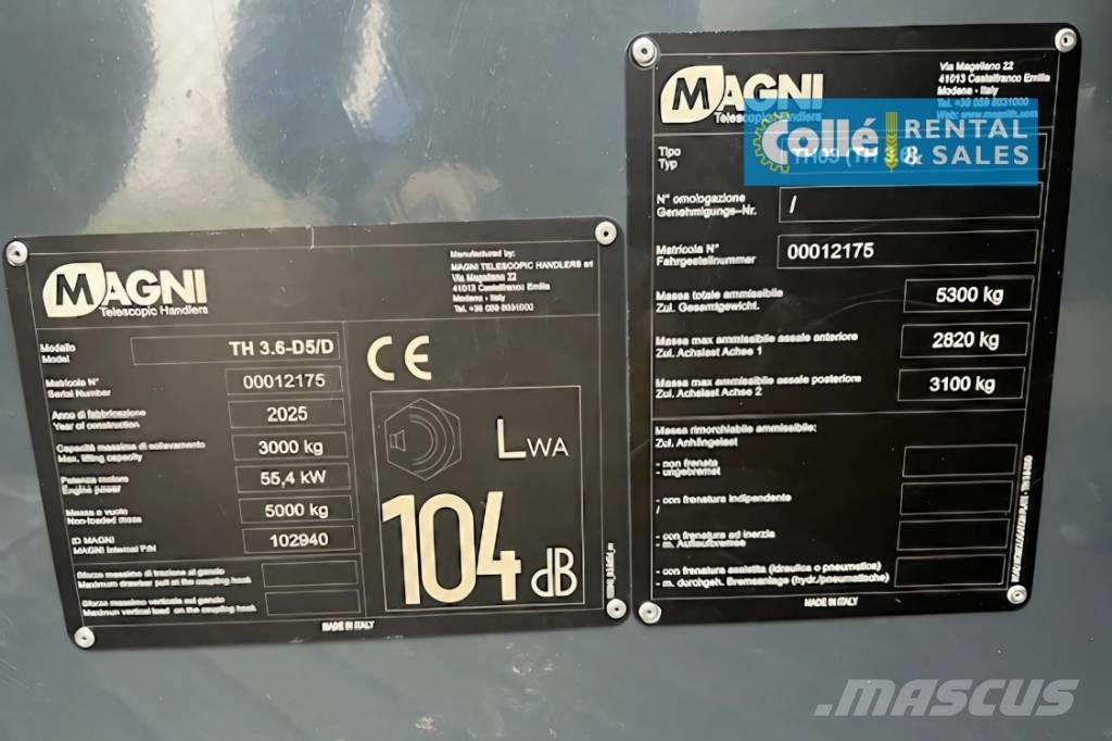 Magni TH 3.6 | 2025 Sollevatori telescopici