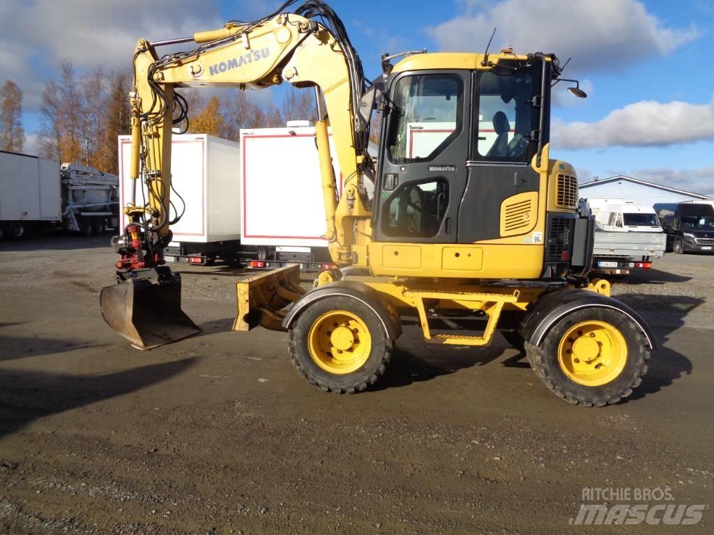 Komatsu PW 98 MR-6 Escavatori gommati