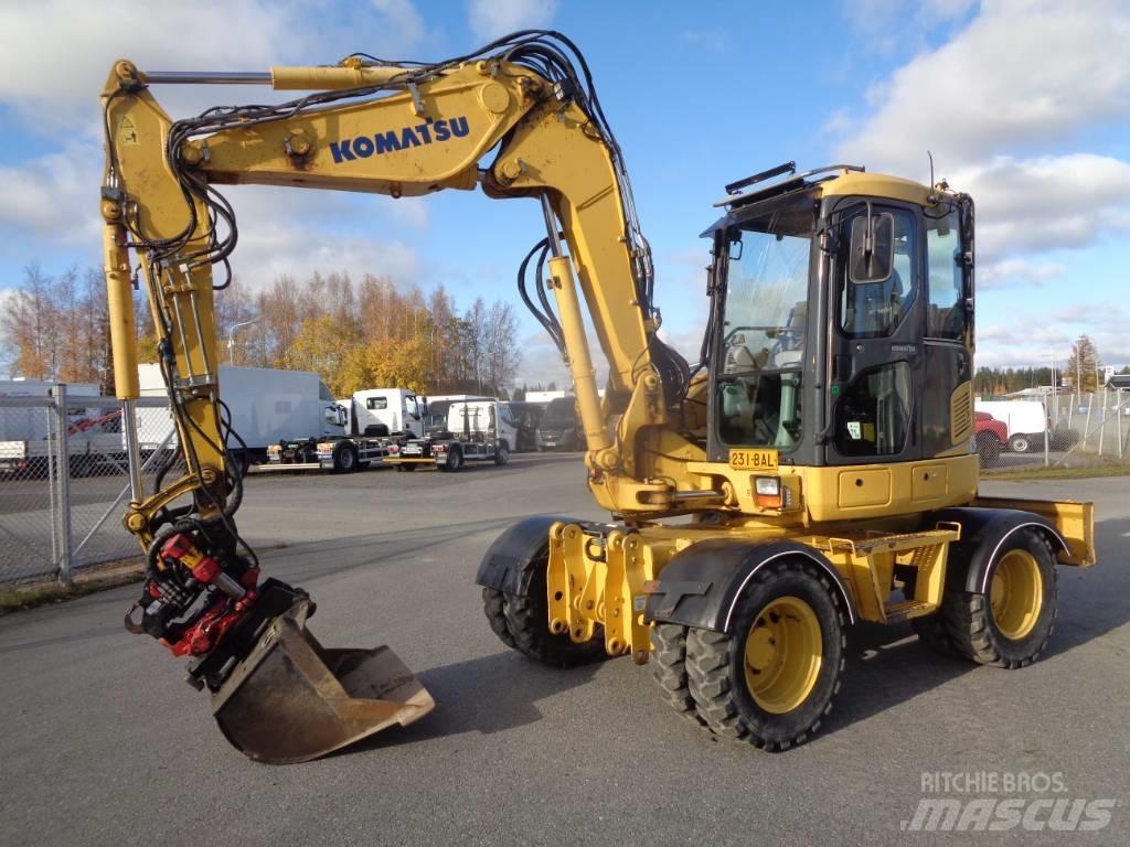 Komatsu PW 98 MR-6 Escavatori gommati