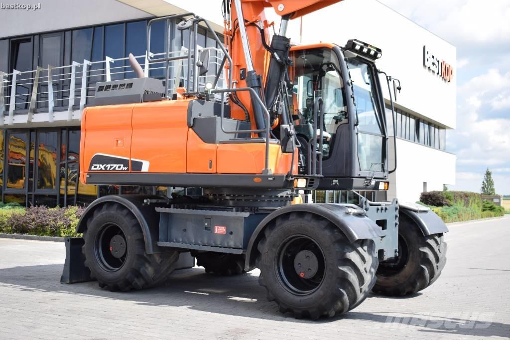 Doosan DX 170 W-5 Escavatori gommati