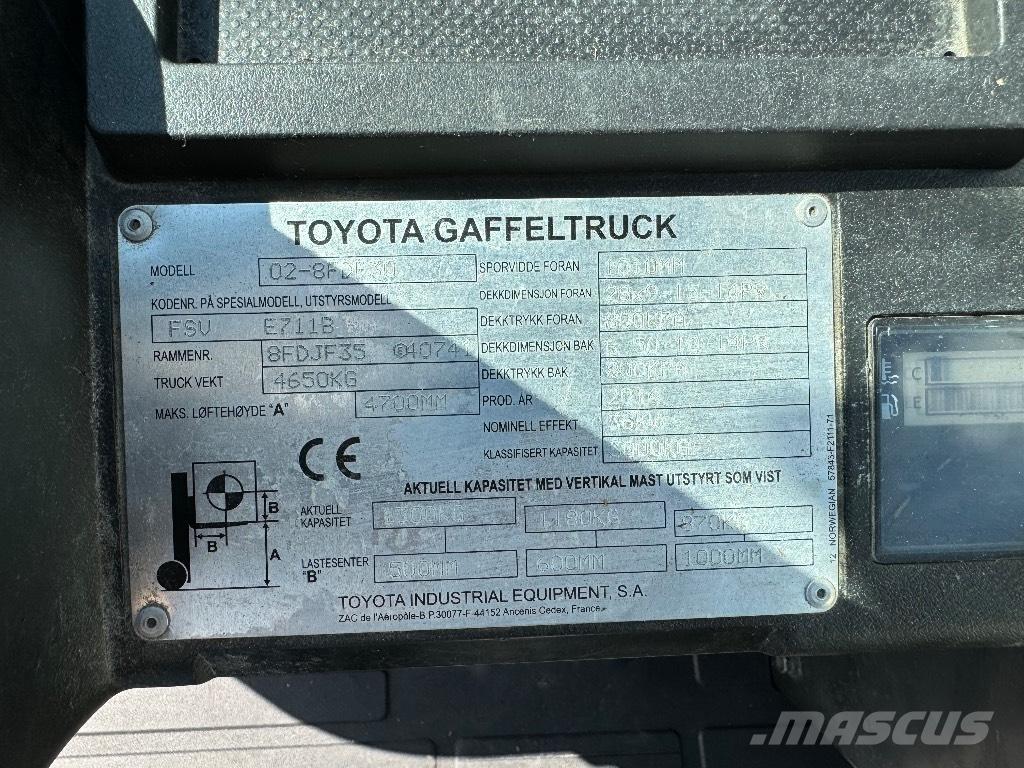 Toyota 02-8FDF30 Carrelli elevatori diesel