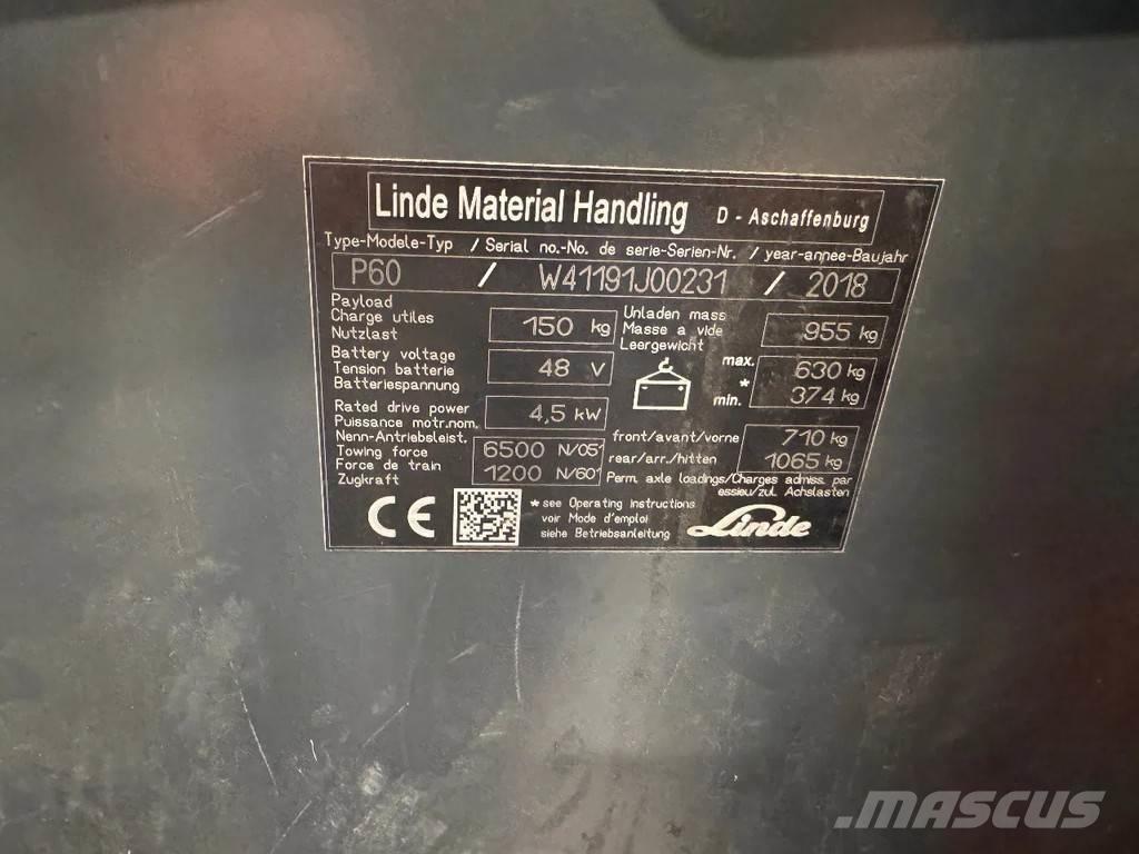 Linde P 60 Movimentazione Materiali - Altro
