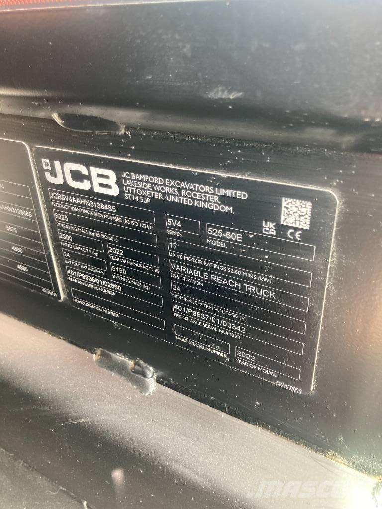 JCB 525-60 E Sollevatori telescopici