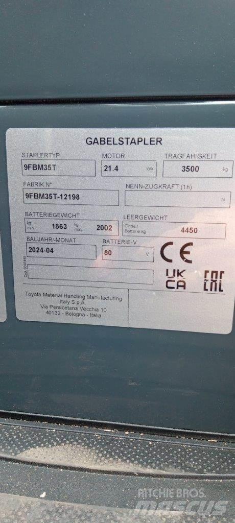 Toyota 9FBM35T Carrelli elevatori elettrici