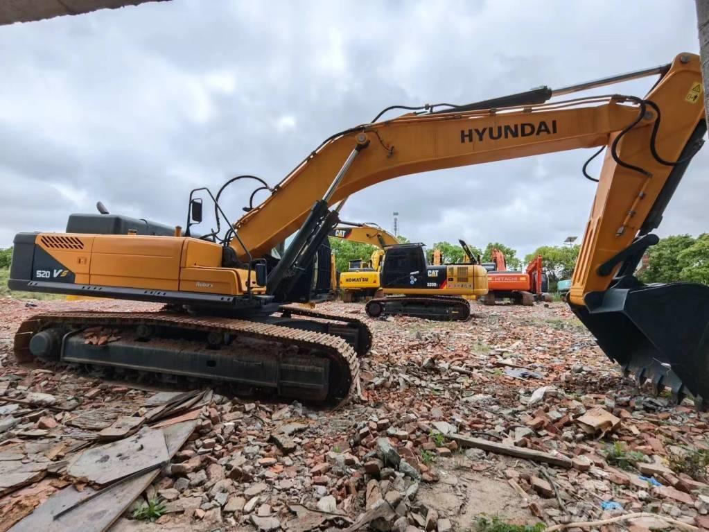 Hyundai Robex 520 VS Escavatori cingolati
