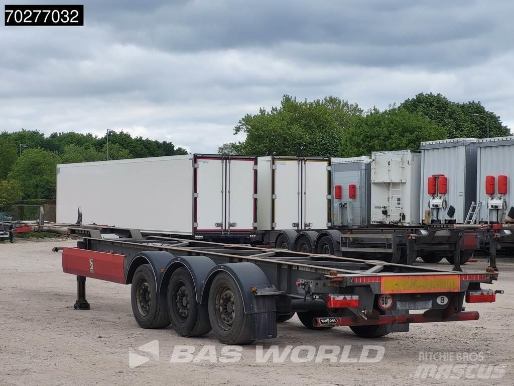 Van Hool 3 axles Semirimorchi portacontainer
